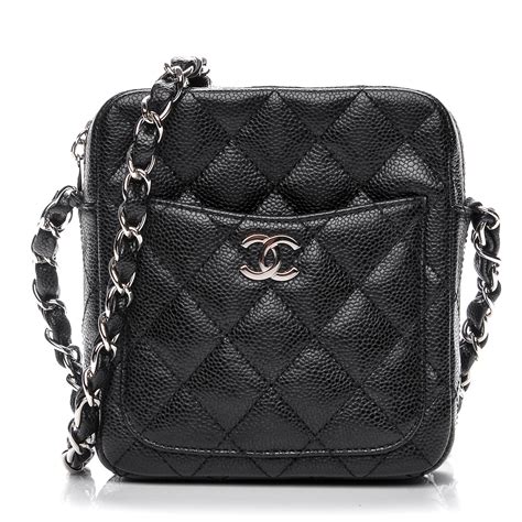 chanel crossbody black bag